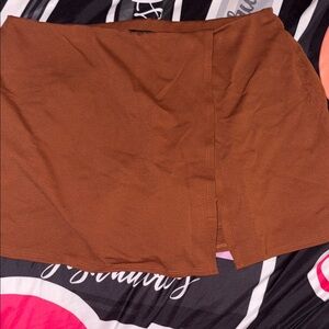 Fashion Nova Brown Skirt